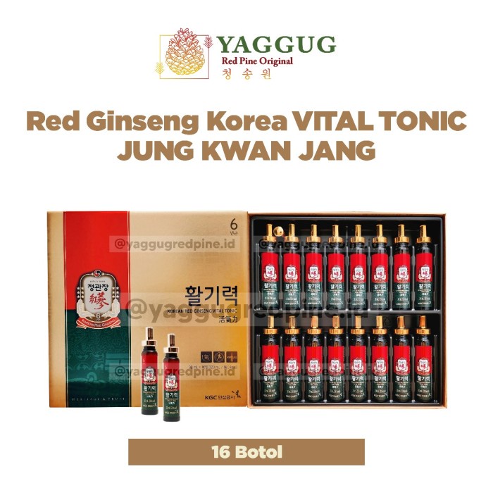 

Jung Kwan Jang Red Ginseng Vital Tonic 16 botol