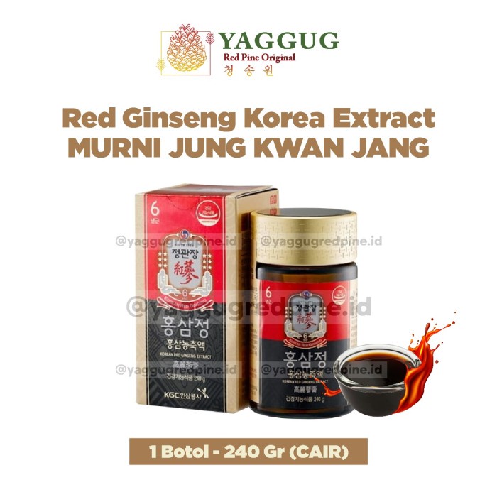 

Jung Kwan Jang Red Ginseng Extract Murni 240gr