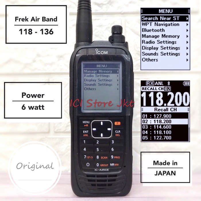 Terbaik Ht Icom Ic A 25 Ce / Ht Air Band