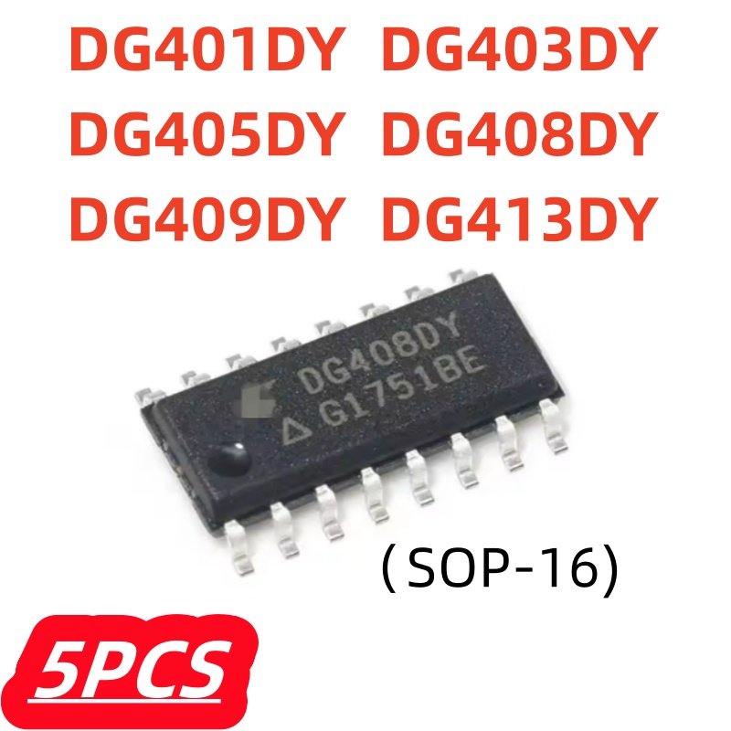 SALE 5Pcs/lot DG401DY DG403DY DG405DY DG408DY DG409DY DG413DY -T1-E3 sop-16 100% New Chip