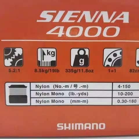 Reel Shimano Sienna 4000 Fe / Reel Shimano Sienna 4000Fe #Gratisongkir
