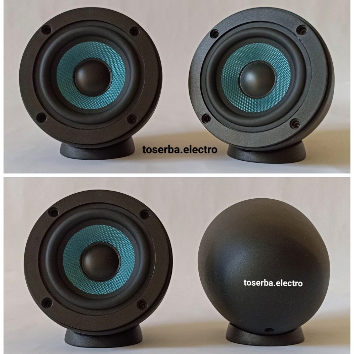 Speaker Midrange 3in Tensfox plus Housing dudukan Midrange 3 inch