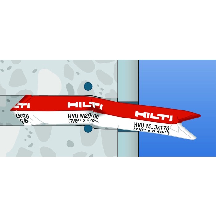 HILTI HVU M 24 Capsule Adhesive Anchors