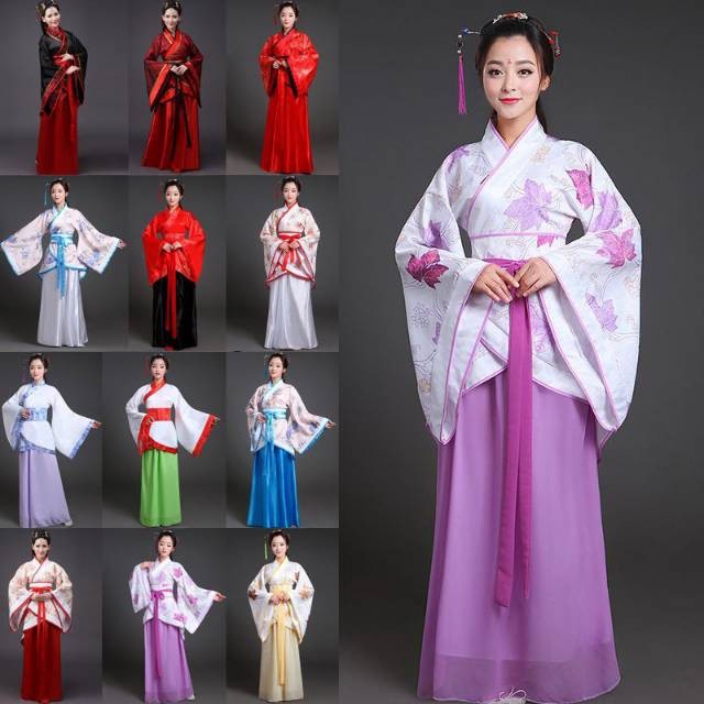 TERBAIK COSTUME HANFU WANITA DEWASA PAKAIAN TRADISIONAL CHINA COSPLAY 004