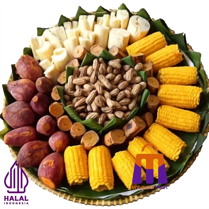 DISKON Aneka Kue Rebusan Tradisional universalmart Paket Satu Tampah