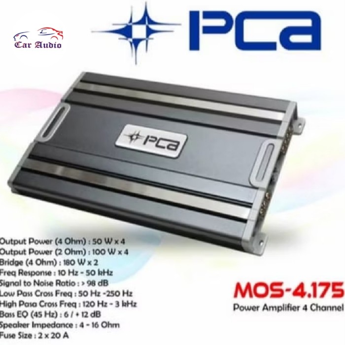 Power 4 Chanel Pca Power Amplifier 4 Chanel Pca