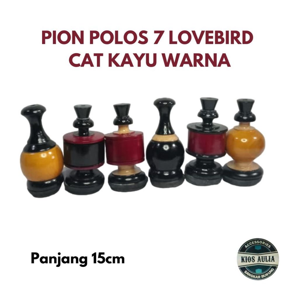 HOT PRODUCT PION POLOS 5 6 7 LOVEBIRD KAYU CAT WARNA KOMBINASI SANGKAR KANDANG BURUNG