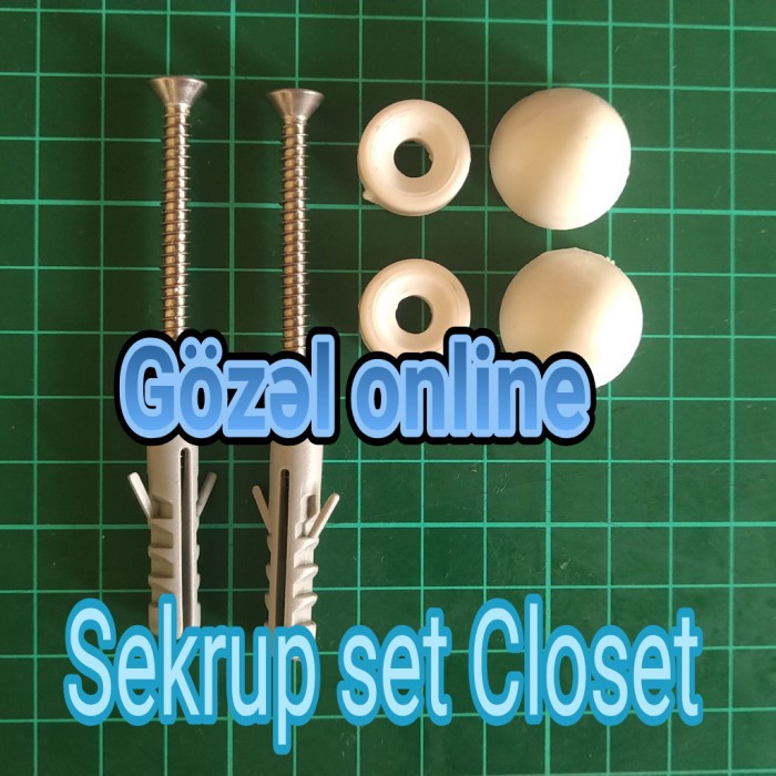 Sekrup dudukan closet universal - Sekrup closet stainless anti karat