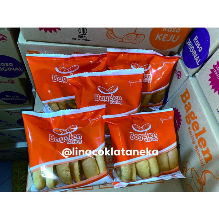 

ROTI BAGELEN 1 (satu) dus isi 10pack x 60gr
