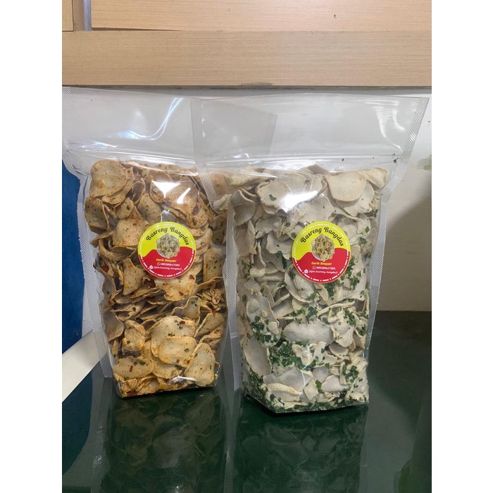 

Keripik Basreng Pedas Daun Jeruk 250gr Gurih Renyah Cemilan