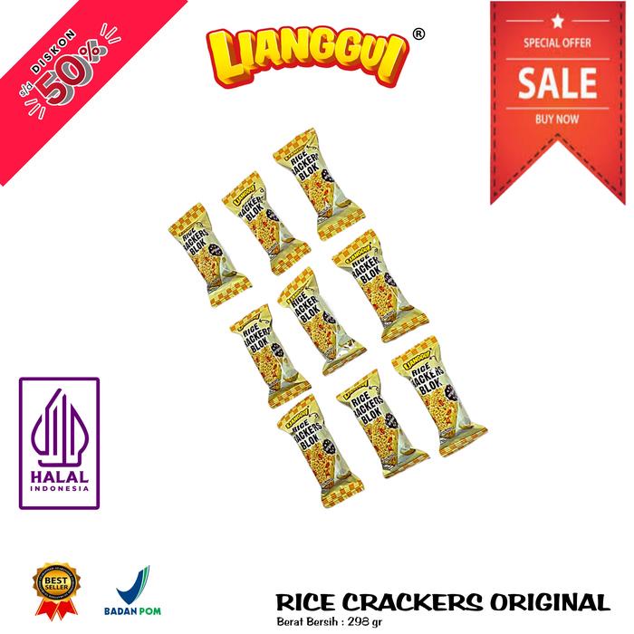 

[ LIANGGUI ] JIPANG BERAS I RICE CRACKERS BLOK I KACANG ORIGINAL BERAS HITAM VIRAL