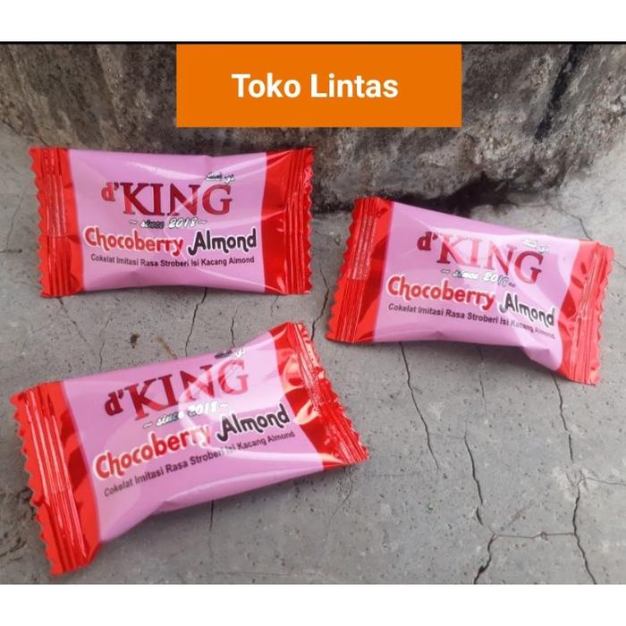 

Cokelat Kacang Almond Bonibol D'King Per Toples/Bag 40 PC