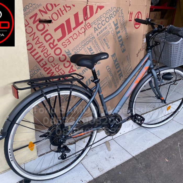 TERBAIK Sepeda Mini Citybike CTB Keranjang 26 Exotic ET 5503 7sp Murah BDG
