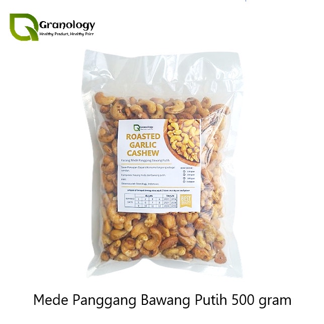 

Roasted Garlic Cashew Nut / Mede Panggang Bawang Putih (500 gram)