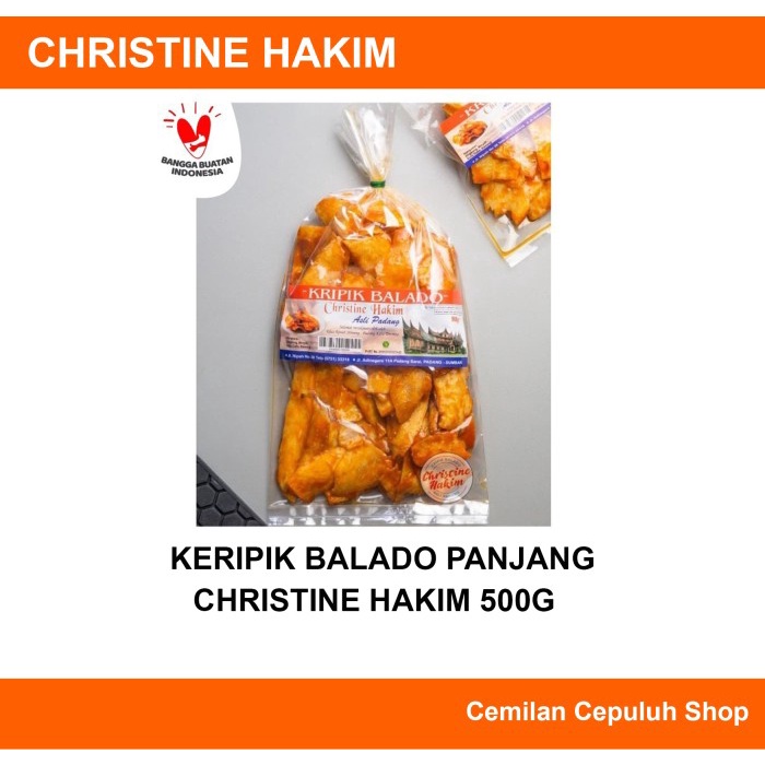 

keripik balado christine hakim 500g