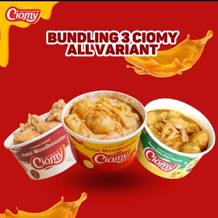 

CIOMY 3 VARIANT COCOK SEMUA RASA