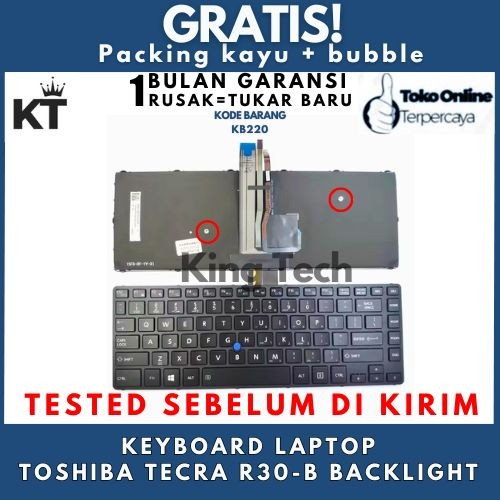 KEYBOARD TOSHIBA TECRA R30B R30-B R40C R40-C R30C R30-C BACKLIGHT BEST SELLER