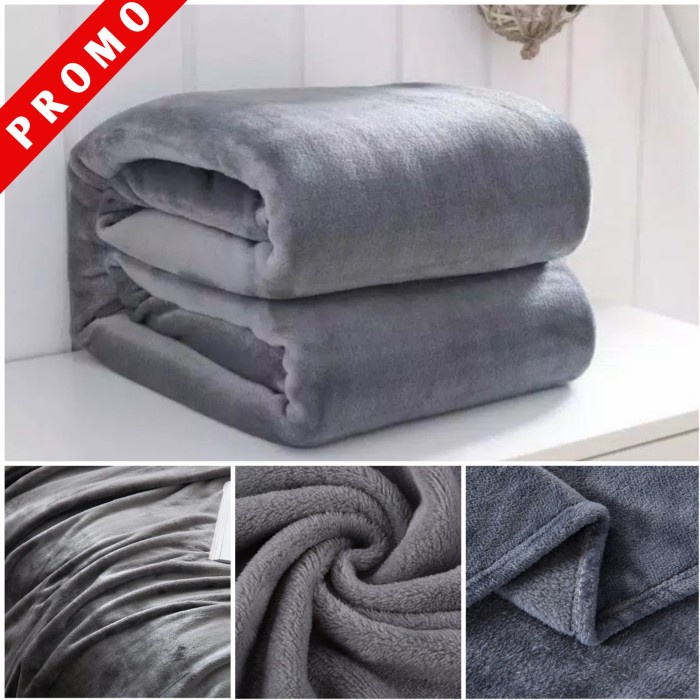 SELIMUT BULU HALUS SELIMUT TEBAL 150X200 - SELIMUT POLOS DEWASA HANGAT