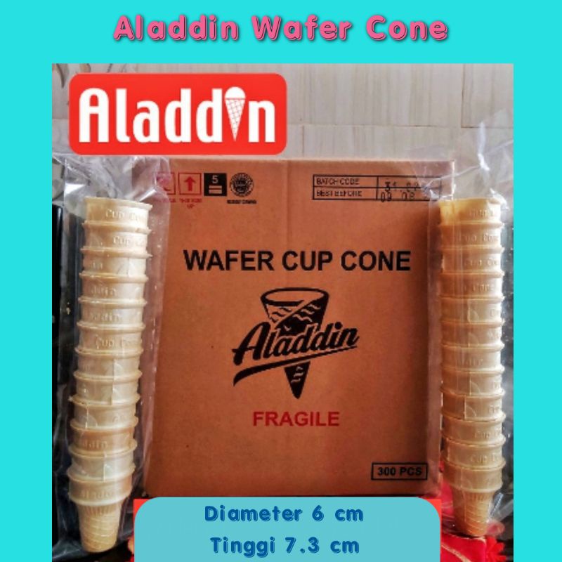 

(R) Wafer cup cone Aladdin es krim cone
