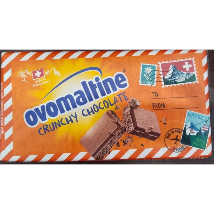 

terbaru !!! ovomaltine crunchy chocolate 200 gr - coklat impor ready