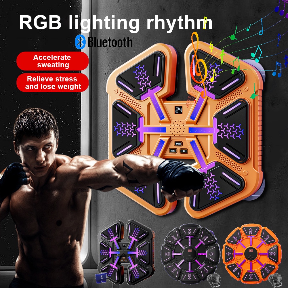 Music Boxing Machine Boxing Workout Machine Adjustable Speed Boxing Wall Target Bluetooth-Compatible