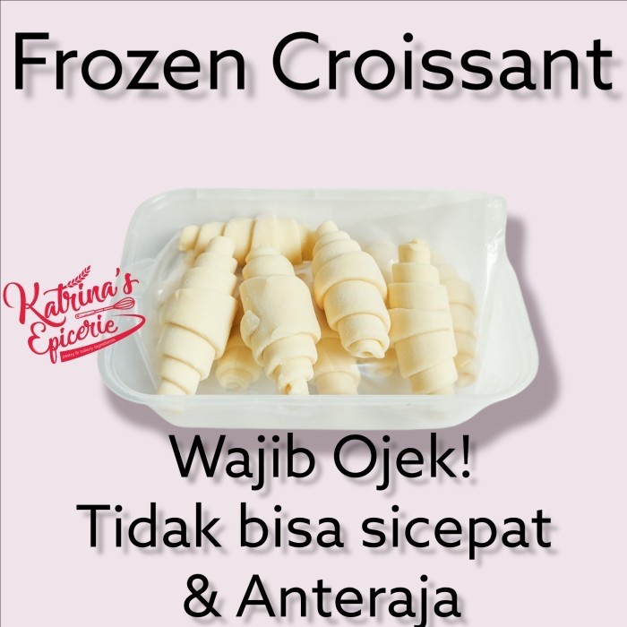 

Promo Frozen Croissant Dough @ 30 Gram Ready To Bake Croffle