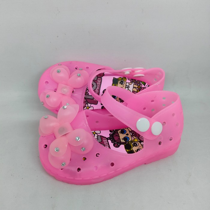 SEPATU ANAK PEREMPUAN S18-29 BRESLIN LOL JELLY SHOES ANAK LED