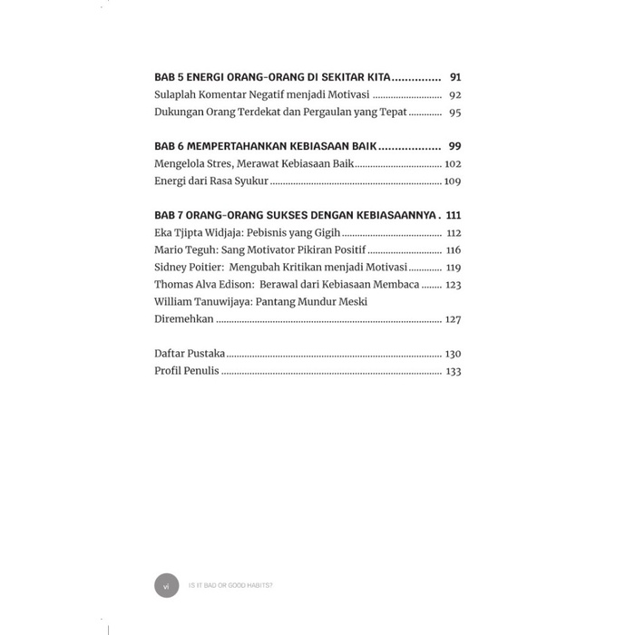 

Promo Buku Psikologi Pengembangan Diri Is It Bad Or Good Habits Motivasi Tbk