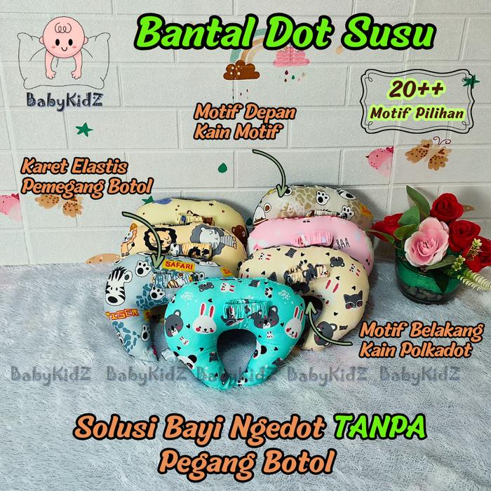 ..... Bantal Dot Bayi Bantal Dot Penyangga Botol Susu Bayi Motif Karakter