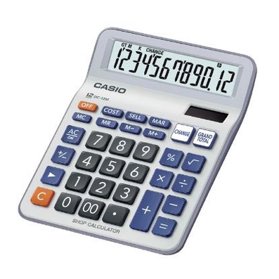 

KALKULATOR MEJA CASIO DC-12M OFFICE & SHOP DESKTOP CALCULATOR 12 M