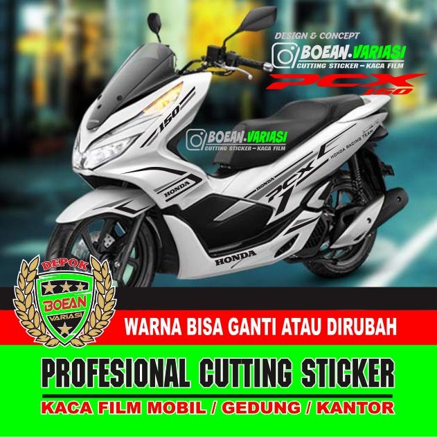 CUTTING STICKER PCX 160 PUTIH PCX 150 PUTIH