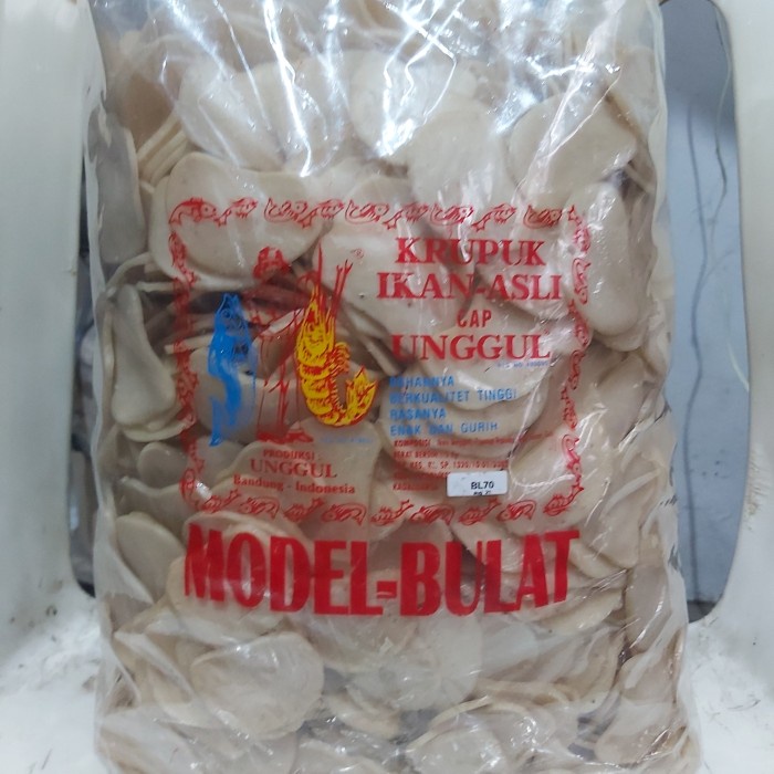 

KRUPUK IKAN ASLI Cap UNGGUL NETTO 5 KG