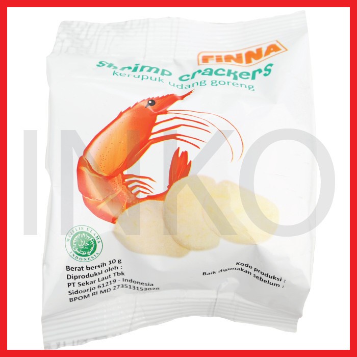 

[CTN] FINNA KERUPUK UDANG GORENG 120X10GR