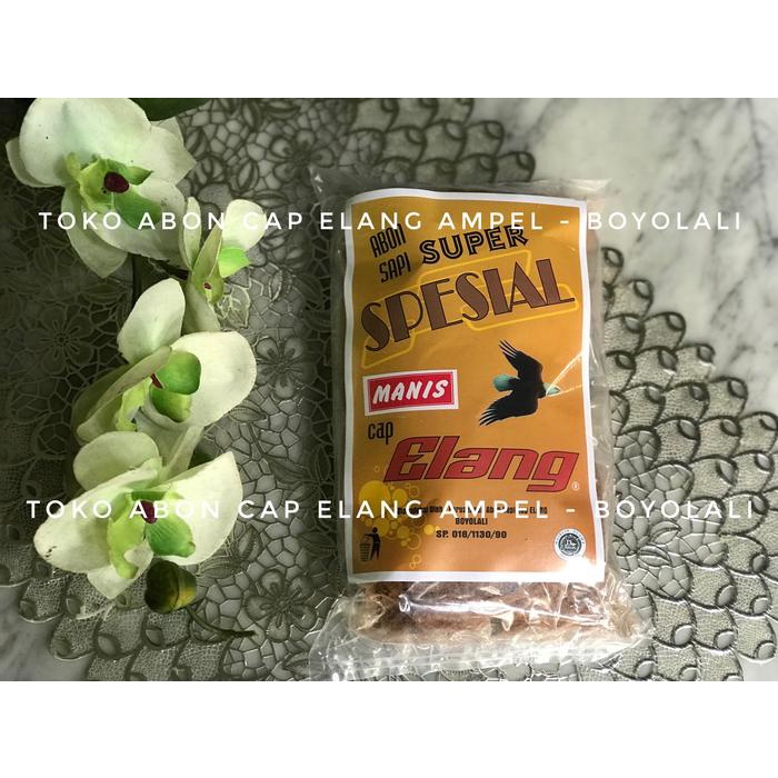 

Abon Sapi Super Spesial cap Elang manis / pedas
