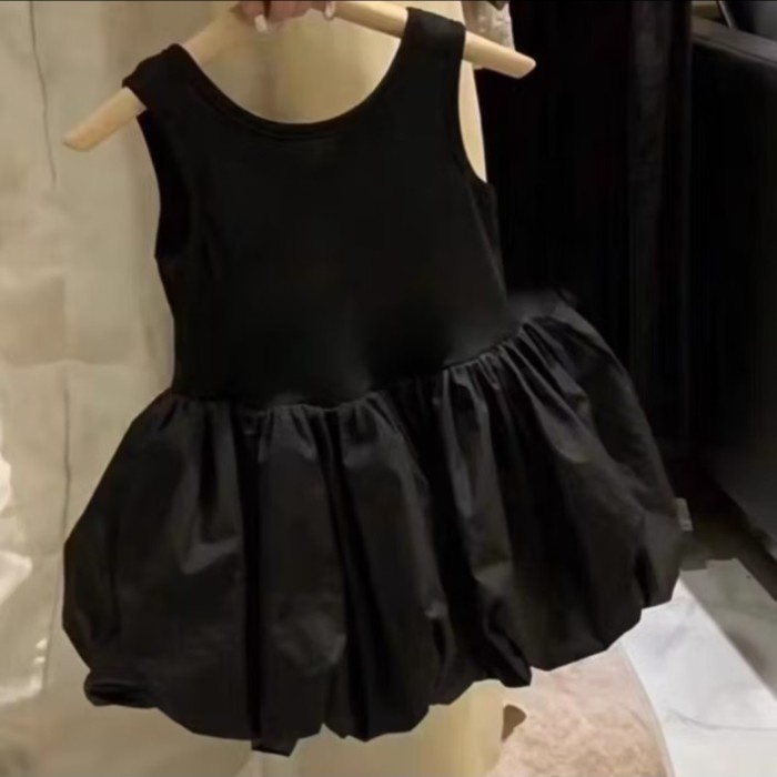 [Mr.Gabor] Dress Hitam Lucu Anak Perempuan 1 - 5 Tahun / Ball Gown Mini Dress / Bubu Dress High