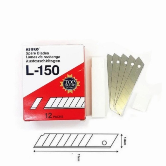 

(BestSeller) Refill / Isi Cutter Blade Kenko Besar L - 150