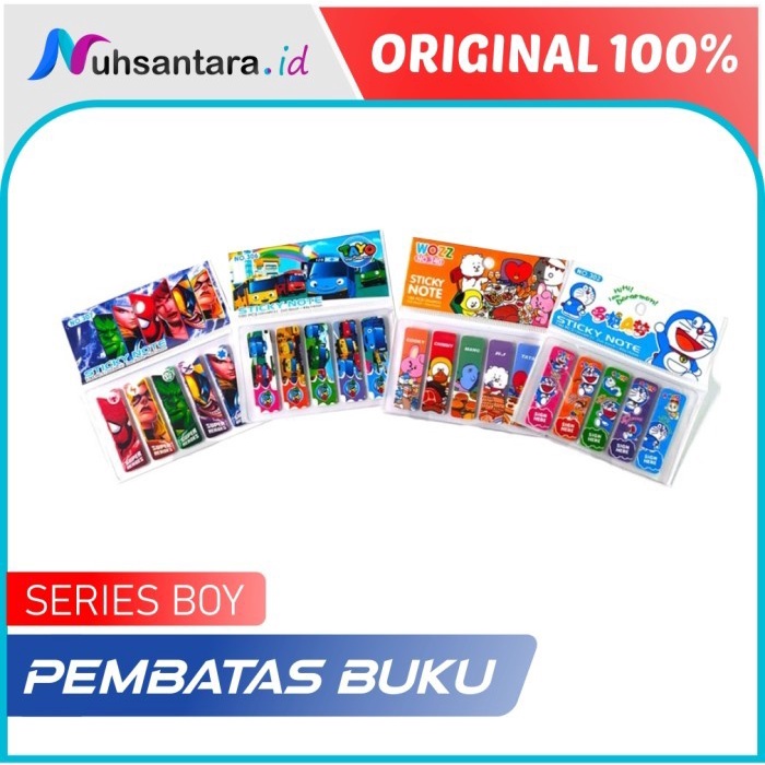 

(BestSeller) Stick Notes Karakter Lucu 1pack Pembatas Buku Kertas Sticky Note Murah