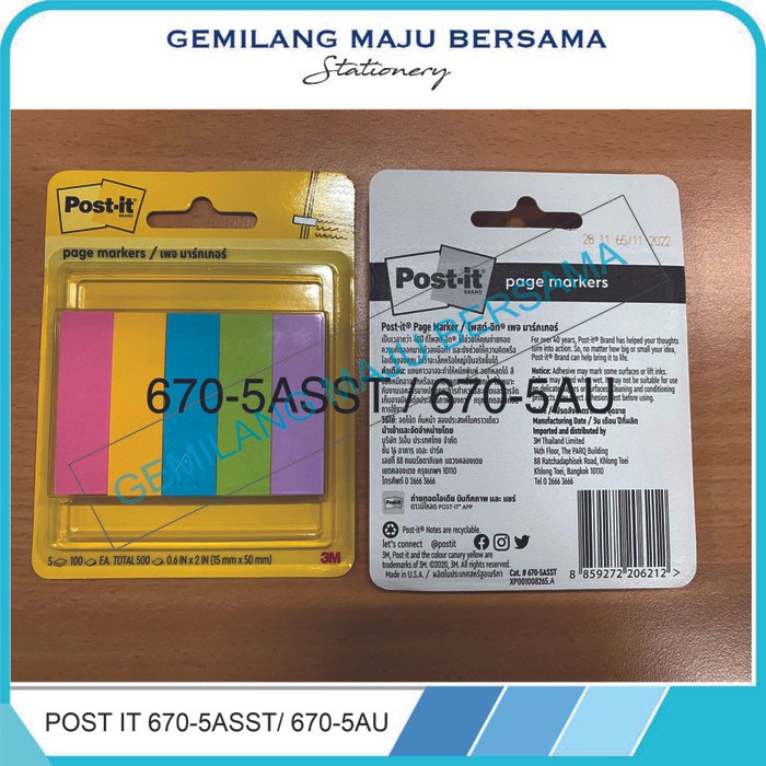 

(BestSeller) Post it 3M 670- 5AN