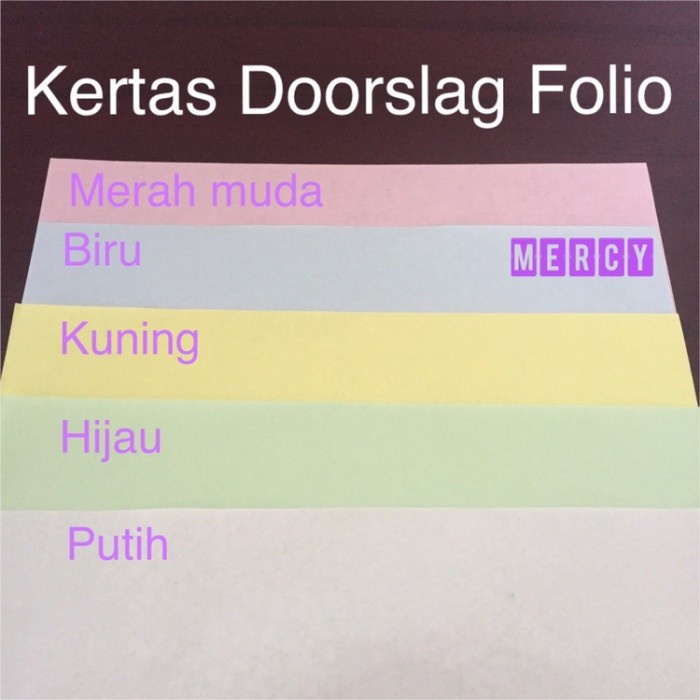 

(BestSeller) Kertas doorslag Folio