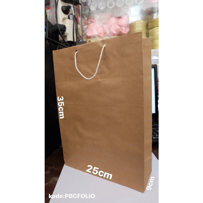 (BestSeller) paper bag polos / paper bag coklat besar