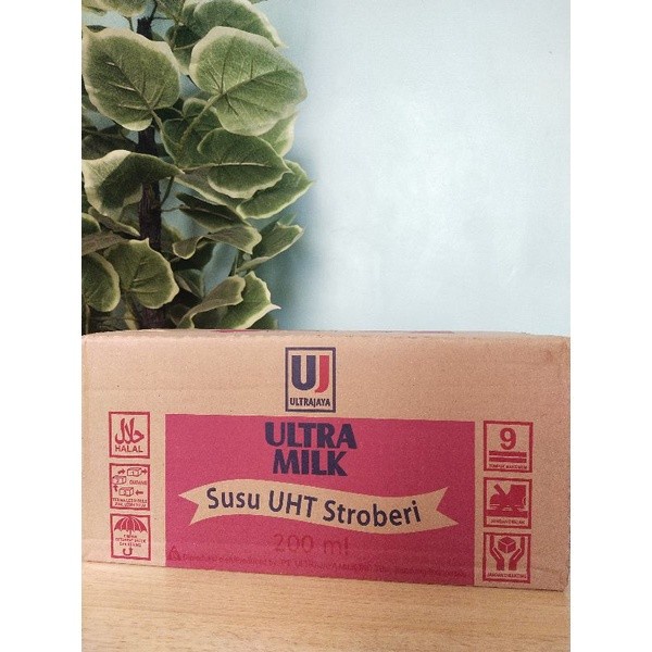 

(BestSeller) SUSU ULTRAMILK 200ml STROBERI