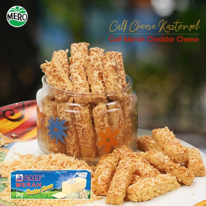 

(BestSeller) Calf Merah Cheddar Cheese 2 kg