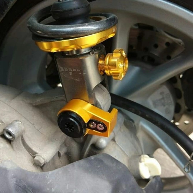 ACCESSORIES XMAX PELINDUNG SHOCK MOTOR XMAX BAUD SHOCKBREAKER BELAKANG