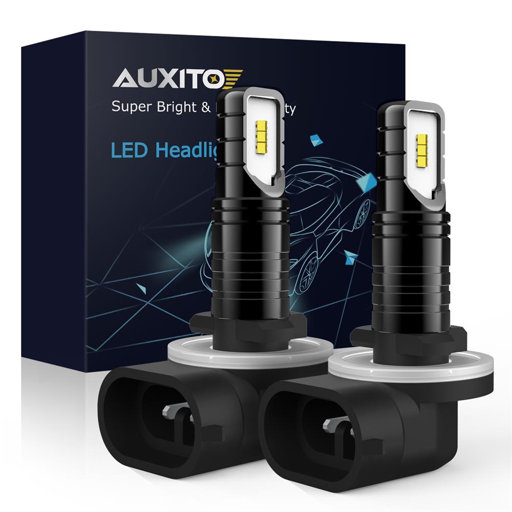 Auxito 2Pcs 881 H27W/2 Car Led Fog Light H27 H27W 881 Led Auto Bulb Lamp For Hyundai Santa Fe