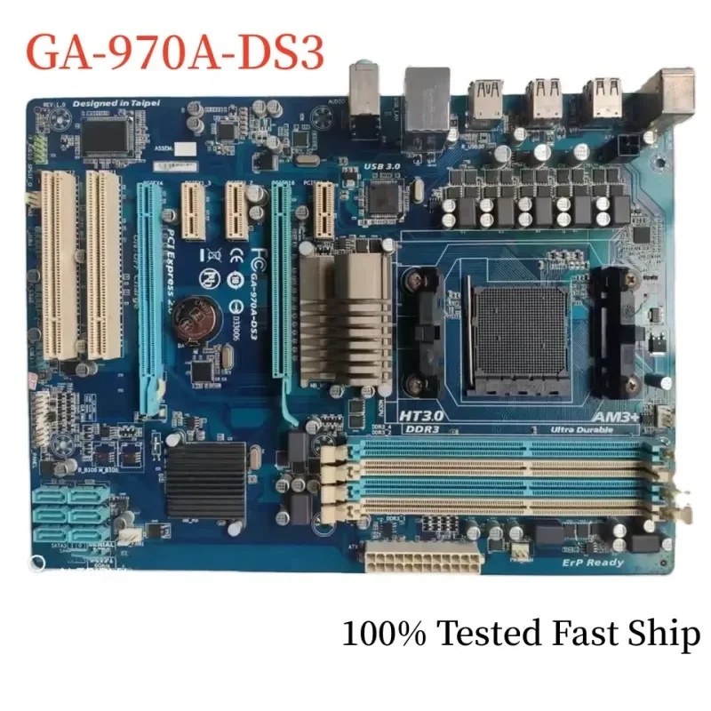 For Gigabyte Ga-970A-Ds3 Motherboard 32Gb Socket Am3+ Ddr3 Atx Mainboard 100% Tested Fast Ship