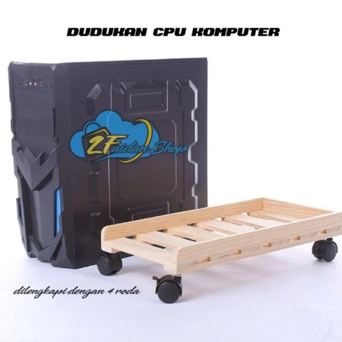 Project - dudukan cpu komputer / alas cpu sliding / rak cpu