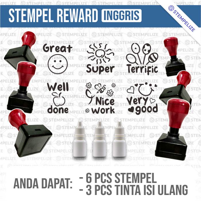 

Terbaru!! Paket Best Seller Stempel Reward Packing Aman