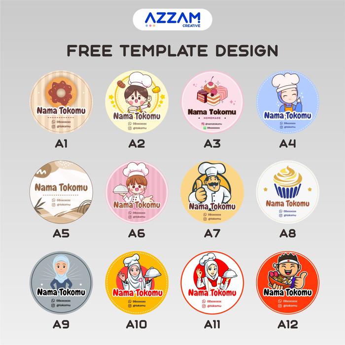 

Viral Paket 500 Pcs Cetak Stiker Stiker Label Gratis Potong Packing Aman