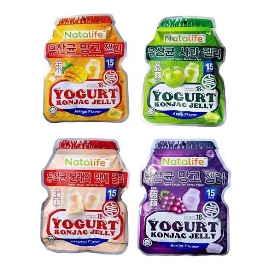 

(BestSeller) Natalife Yogurt Konjac Jelly / Berbagai Rasa / Jelly Minuman 300Gr