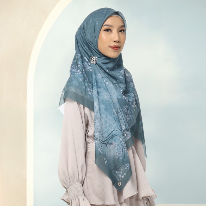 Promo Umama Scarves - Kerudung Motif Segi Empat Premium Syar'I